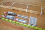 New (2) Thk X410MM Linear Lm Rails, (4) HSR20R1SS Bearings HSR20R2SSE+410L. Fixed Price $325.00.