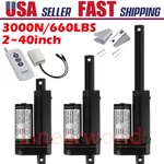 Dc 12V Linear Actuator Heavy Duty Stroke 2" 40" 1000MM 3000N 660LBS Waterproof. Fixed Price $100.69.