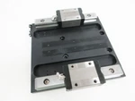 Pair Misumi 160 Mm Standard Linear Rail Guide With C-SXR28 Block On Plate. Fixed Price $113.99.