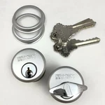 New Keyed And T-turn Mortise Cylinders 1" For Store Front Door Adams Rite Lock. Fixed Price $15.88.