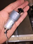 152:1 Ratio Merkle Korff Gearmotor Very Strong 1/4" Shaft Tapped 4-40 Two Flats. Fixed Price $22.00.