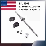 SFU1605 250MM-2000MM Cnc Set Ball Screw End Machined & BK/BF12 Support Coupler. Fixed Price $10.99.