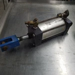 Norgren A1277B1-REV #3 Pnematic CYLINDER,4" Bore, 6" Stroke ,250PSI. Used. Fixed Price $40.60.