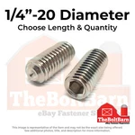 1/4"-20 Stainless Steel Cup Point Allen Socket Set Screw (choose Length & Qty). Fixed Price $505.53.