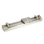 Smc MY1H16G-200L-A93S Cylinder W/ (2) Thk Rsr 9KM Ball Bearing Guide Block. Fixed Price $199.99.
