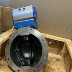 Macawber 10IN Pneumatic Dome Valve W/ Mecair ACT500R Actuator Ansi 150 W-400S. Fixed Price $5500.00.