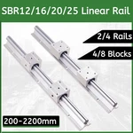 2/4X Linear Rail 2200MM+4/8X SBR12/16/20/25UU Bearing Block. Fixed Price $72.80.