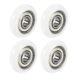 4PCS Ball Bearing Guide Pulley Roller Round Wheel Double Metal Shielded. Fixed Price $17.82.