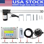 6000N Single Axis Solar Tracking Tracker +18" Linear Actuator +lcd Controller. Fixed Price $139.99.