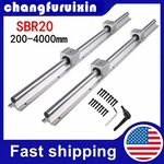 2PCS Linear Rail Slide Guide Shaft 200-4000MM+4X SBR20UU Bearing Block Cnc. Fixed Price $135.00.
