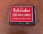 Vintage Schrader Valve Box With Cores. Fixed Price $8.00.