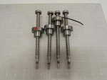 Lot Of Rexroth R153246013 48317.095 Roller Screw Bearings W/ 9" Rails. Fixed Price $260.00.