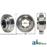 Hex Bore Bearing 206KRRB6 Fits Several John Deere Models. Fixed Price $34.49.