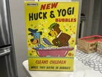 Rare 1961 Box Of "huck & Yogi Bubbles" By Milvern Nm Unopened Hanna Barbara. Fixed Price $139.00.