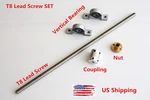 T8 Lead Screw Set Pitch 2/8 Stainless Rod Nut & Shaft Coupler Bearing. Fixed Price $7.99.