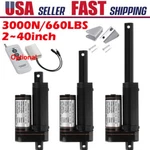 3000N 12V Linear Actuator Motor Heavy Duty Long Stroke 2" 40" 660LBS Waterproof. Fixed Price $58.99.