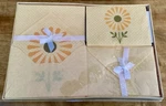 Vtg Mead Products Dotted Swiss Stationary, Complete Set, New In Sealed Box. Fixed Price $22.50.