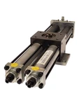 Phd ML31667 Double Rack Pneumatic Rotary Actuator W/ Lubricator. Fixed Price $349.99.