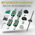 HGR20 Linear Rail Kit With 4PCS Slide Blocks SFU1605 Ballscrew For Diy 3D Cnc. Fixed Price $112.00.