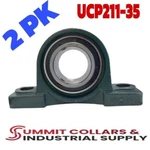 UCP211-35 2-3/16" Pillow Block Bearing, Solid Base Pack Of. Fixed Price $61.00.