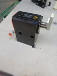 Asutec Conveyor Separator W/ Damping Pneumatic Cylinders, ASM-60-EW-13. Fixed Price $50.00.