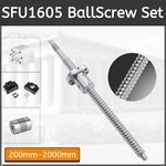 Ball Screw SFU1605 Antibacklash 250-2000MM+BK/BF12+NUT HOUSING+6.35*10MM Coupler. Fixed Price $48.05.