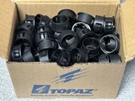 100 New Topaz SB87511 Nylon Knockout Bushings 1/2", Inside Dia. 11/16", Pack. Fixed Price $19.95.