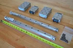 New (X2) 520MM Rexroth Star SIZE25 Linear Lm Rails & Bearing Runner Blocks - Cnc. Fixed Price $350.00.