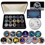 Apollo Space Missions U.s. Quarters 13-COIN Complete Set Nasa Program W/ Box. Fixed Price $59.95.