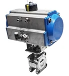 Air-con C-SR63 Pneumatic Actuator With Flo-tite 1" Stainless Ball Valve. Fixed Price $219.29.