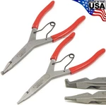 Wilde Tool 9 Right Angle & Straight Lock Ring Plier Set Snap Retaining Usa Made. Fixed Price $44.99.