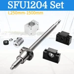 Ballscrew SFU1204 W/ballnut Housing & BF/BK10 End Support+coupler 250-1500MM Set. Fixed Price $24.99.