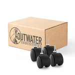 's Premium 2 Inch Heavy Duty Gusset Reinforced Caster Wheels Without Brakes (.... Fixed Price $28.39.