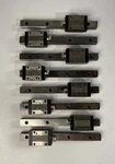 One (1) Iko Linear Ball Bearing Carriage Block LWES20 W/ 9" Rail LWE20 (used). Fixed Price $49.99.