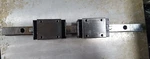 Rexroth 1621-194-10 Carriages On 250MM Linear Rail (U7.3B5). Fixed Price $193.40.