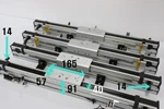 Rollon Used Linear Belt Drive Actuator,total Length 770MM, Stroke 400MM. Fixed Price $299.90.