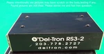 Del-tron RS3-2, Price Per 1 Unit Of Precision Roller Slide As Photo, Fedex-dhl.. Fixed Price $49.29.