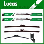 Mg Gs Wiper Blades 2016 To 2024 Lucas Brand Front 23" & 18" + 13" Quality Rear. Fixed Price $32.70.
