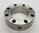 New Mdc Conflat 3.38" Double Sided Flange 1/8" Npt Port DN50CF. Fixed Price $99.00.