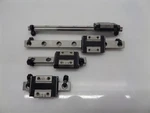 Lot Of 4 Thk RSR7Z Linear Guide Blocks W/ Rails Mixed. Fixed Price $49.95.
