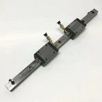 Iko LWES20 Precision Linear Ball Bearing Carriage Slides (2X) W/400MM Guide Rail. Fixed Price $200.00.