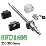 SFU1605 250-2000MM BALLSCREW+BK/BF12+NUT HOUSING+6.35*10MM Coupler. Fixed Price $23.99.