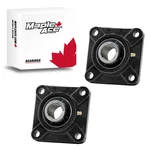 UCF206-18 Flange Bearing 1-1/8" Bore, 4-BOLT Self-aligning, Solid Base (qty 2). Fixed Price $25.95.