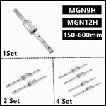 1/2/4PCS MGN9H MGN12H Miniature Linear Slide Rail Guide 150-600MM+BLOCK Cnc Diy. Fixed Price $19.00.