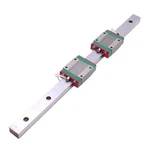 Hiwin MGN15C (2X) Miniature Linear Guideway Blocks W/ 15X280MM Rail, 5.59KN Max. Fixed Price $77.00.