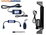 Windynation 12 Volt Linear Actuator + Power Supply Remote Control Brackets. Fixed Price $139.99.