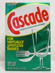 Vintage 1980'S Cascade Dishwashing Detergent King Size Box Empty. Fixed Price $19.99.