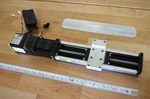 Parker 402T02XE Linear Ballscrew Actuator With BE161CJ-NFLN NEMA16 Servo Motor. Fixed Price $295.00.