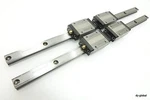 Thk Linear Bearing SR15W2UU+370L Used Lm Cnc Route 2RAIL 4BLOCK Guide. Fixed Price $107.98.