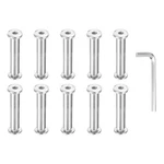 10PCS M6X6MM Hex Chicago Screws 8X40MM Binding Posts Socket Cap Bolt Nut Silver. Fixed Price $20.38.